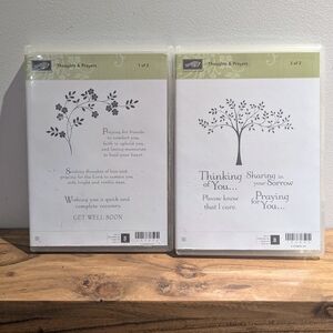 Stampin’ Up! Thoughts & Prayers Cling Stamp Set – Complete 2-Case Set